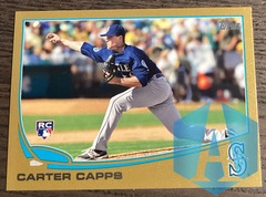 2013 Topps Carter Capps #157 Rookie Gold 0249/2013 Seattle Mariners